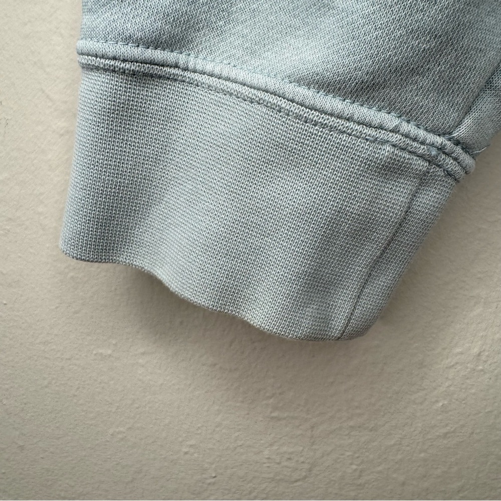NIKE Essential Cropped Hoodie Ocean Blue Cotton Women’s XL - Picture 9 of 16